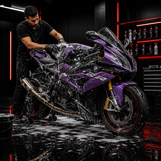 Maintenance Wash Motorcycle